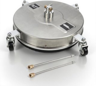 De Hoge Drukreiniger Oppervlakte Cleaner - Vloer Druk - 1/4 Inch Snelle Stekker - 4 Wielen Vloer Cleaner met 2 Extensies in één oogopslag