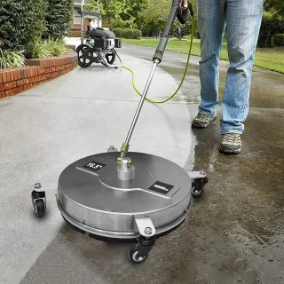 Hoge Drukreiniger Oppervlakte Cleaner - Vloer Druk - 1/4 Inch Snelle Stekker - 4 Wielen Vloer Cleaner met 2 Extensies