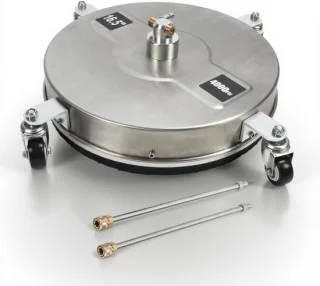 Hoge Drukreiniger Oppervlakte Cleaner - Vloer Druk - 1/4 Inch Snelle Stekker - 4 Wielen Vloer Cleaner met 2 Extensies