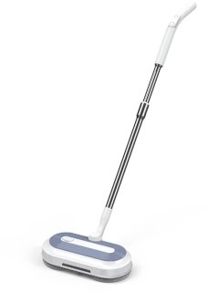 Elektrische Dweil – Dubbele Roterende Mop – Snoerloos – Met Watersproeier, LED-Koplamp & Verstelbare Steel – Voor Houten Vloeren, Tegels & Marmer - TELEO review