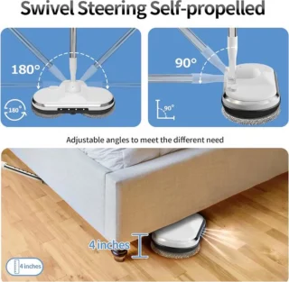 Elektrische dweil - Oplaadbaar - Vloerwisser - Vloerreiniger - Dweilmachine - Een must have voor uw huis!