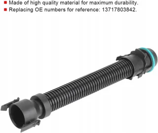 Aramox Turbo luchtfilterslang 13717803842 voor 1 3 4 5 6 7 X1 X3 X4 X5 X6-serie (zwart)