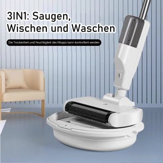 Wat vinden we goed aan de CHIWIN Vloerreiniger - Dweilapparaat - 3 in 1 Elektrische Dweil en Stofzuiger met Zelfreiniging en UV Sterilisatie - Draadloze Vloerreiniger met 550ml Watertank voor Alle Vloertypes