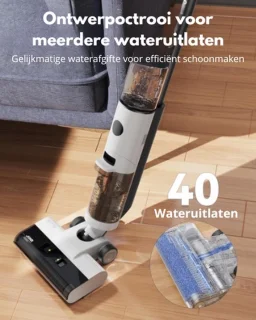 3 in 1 Elektrische Mop met Laadstation 1000W