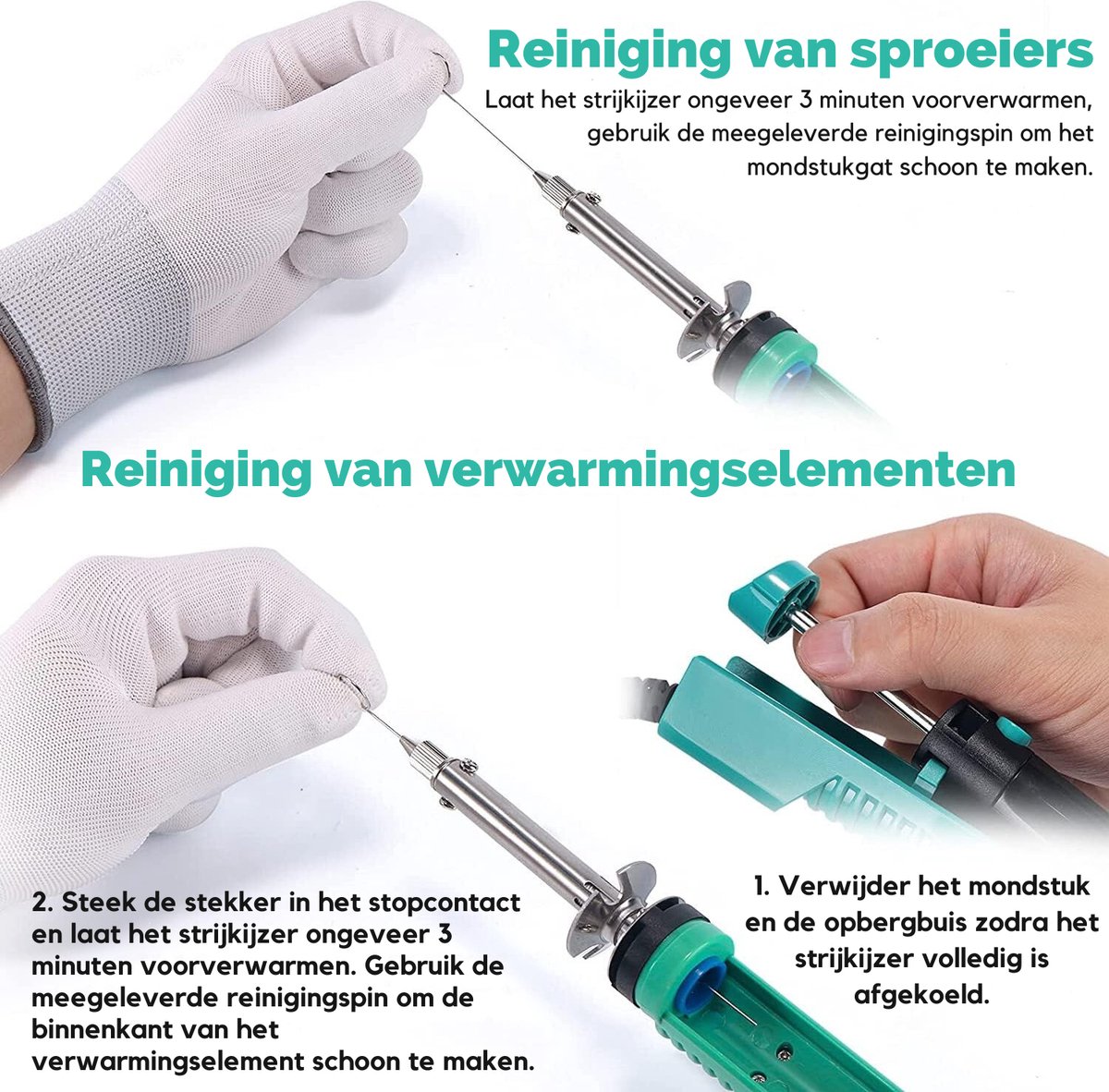 Wat vinden we goed aan de 929D-V Elektrische Desoldeerbout