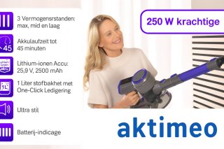 Wat vinden we goed aan de Aktimeo Accustofzuiger