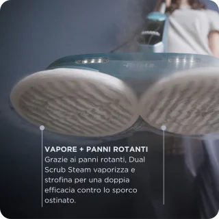 Ariete 4178/00 Duo Scrub Steam - Elektrische dweil