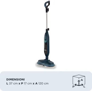 Ariete 4178/00 Duo Scrub Steam - Elektrische dweil
