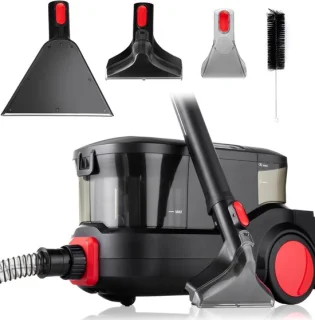 Aura Tapijtreiniger - Zwart/Rood review