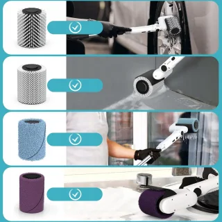 Bedee Elektrische Rolborstel Vloerborstel USB Wit