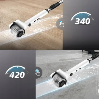 Bedee Elektrische Rolborstel Vloerborstel USB Wit