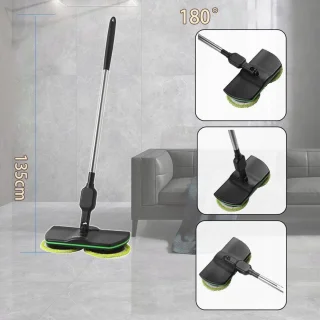 Bedee Handheld Elektrische Dweil met Verstelbare Steel