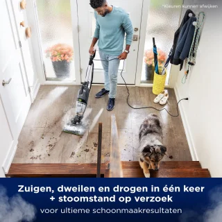 BISSELL CrossWave HydroSteam Pet Stoomstofzuiger 3527N