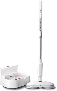 Bodilux 4-in-1 Elektrische Dweil & Zelfreinigingssysteem