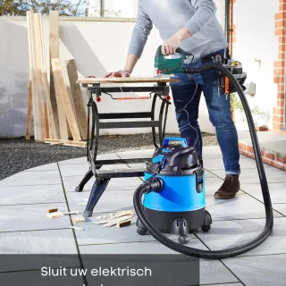 Bouwstofzuiger Waterzuiger 1250W 20L Met Accessoires