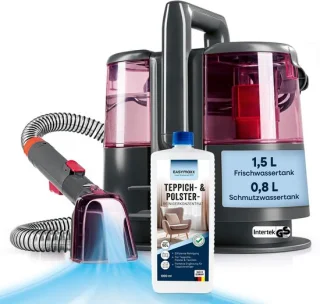 CLEANmaxx Pro Power tapijtreiniger & EASYmaxx tapijtreinigingsmiddel