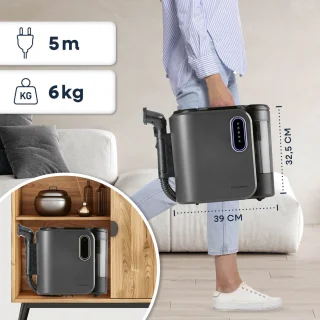 CLEANmaxx Pro Steam bekleding- en tapijtreiniger