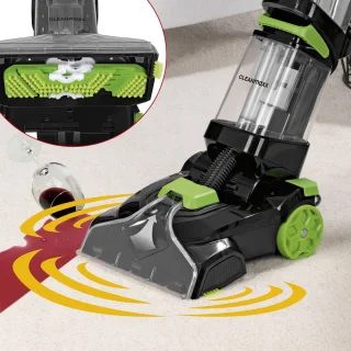 CLEANmaxx Tapijtreiniger professioneel zwart/groen