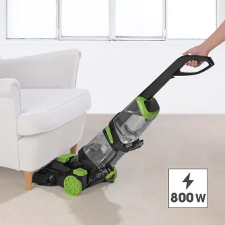 CLEANmaxx Tapijtreiniger professioneel zwart/groen