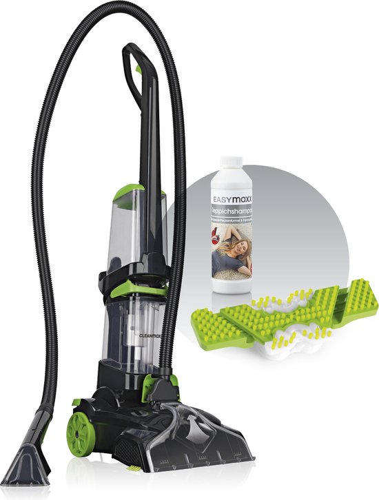 CLEANmaxx Tapijtreiniger professioneel zwart/groen review