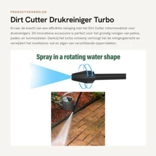 Dailygoods rotor nozzle turbo rotatie hogedrukreiniger accessoire