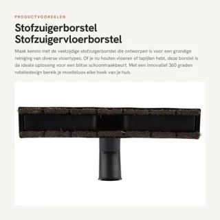 Dailygoods stofzuigervloerborstel