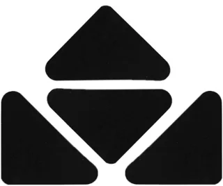 Dailygoods tapijtgrijpers 4-pack