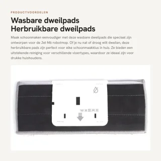 Dailygoods wasbare dweilpads