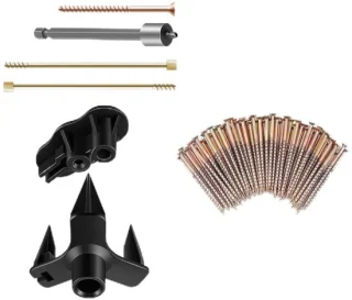 Dailygoody Reparatieset Piepende Vloer - Vloerbevestigingsschroeven, 5 stuks