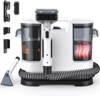 De DIMICO Tapijtreiniger - Wit in één oogopslag