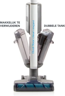 DOMO DO236SW Dual Floor Clean Expert Vloerreiniger 21,6V Li-ion