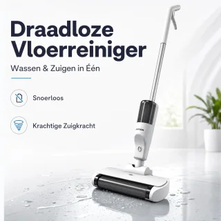 De Draadloze elektrische dweil in één oogopslag