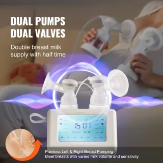 Elektrische Doppelmilchpumpe – Stillpumpe/Brustpumpe