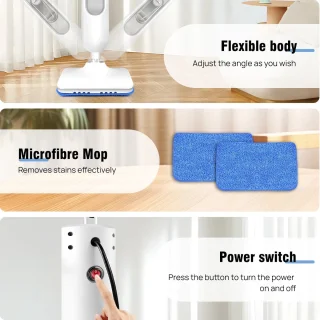 Elektrische Stoommop Vloerreiniger