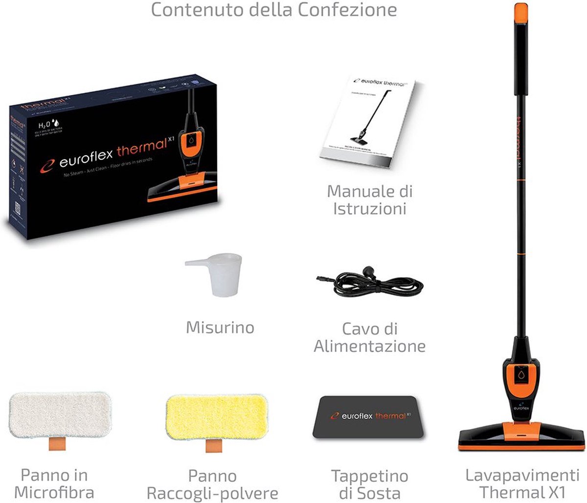 Wat vinden we goed aan de Euroflex Thermal X1 thermische vloerreiniger