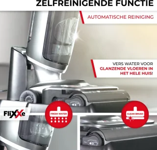 FliXXe X3 Premium Vloerreiniger & Steelstofzuiger Draadloos