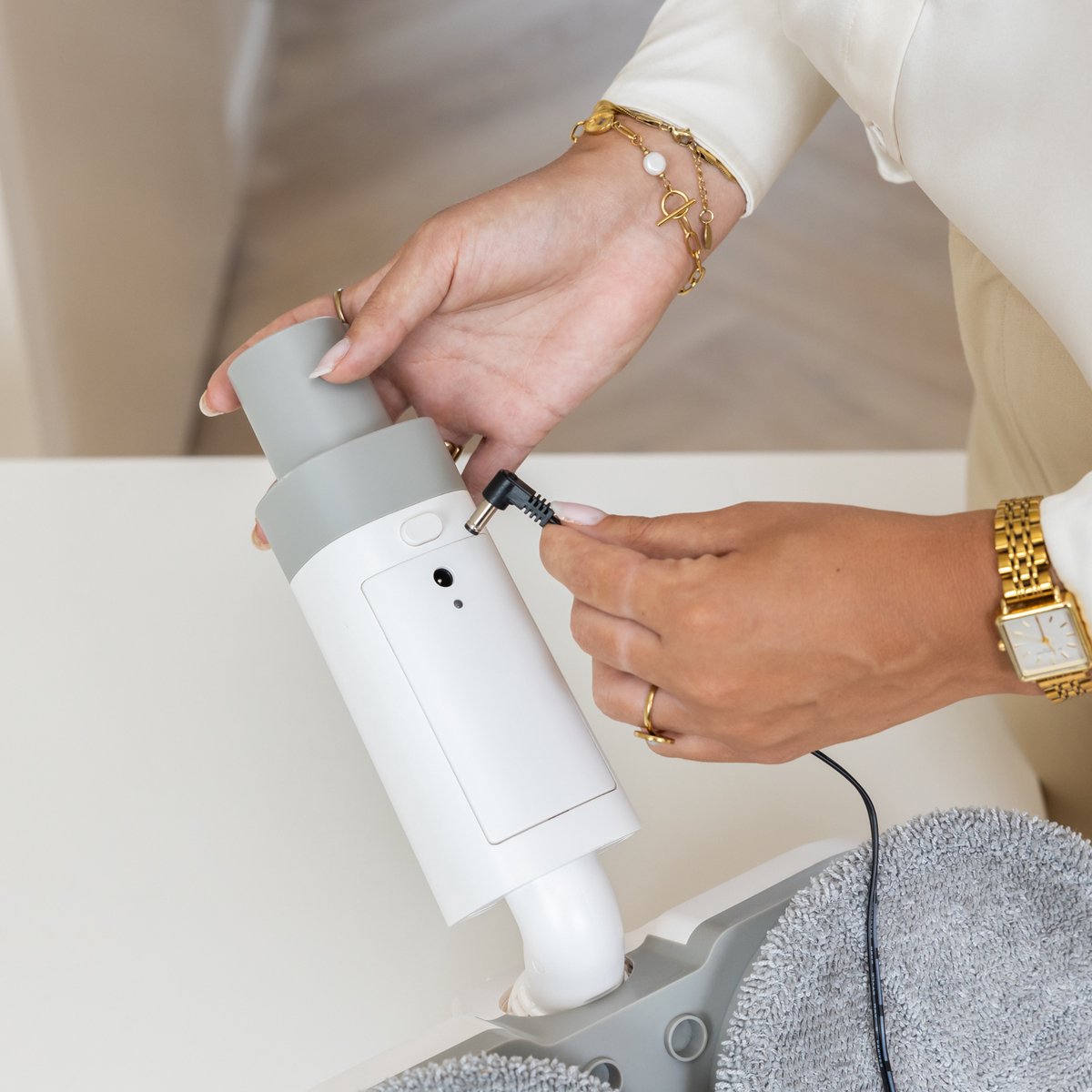 Wat vinden we goed aan de GoScrub Extra Accu Draadloze Elektrische Dweil