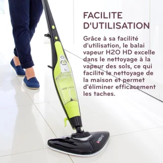 H2O HD Stoomreiniger en Stoomborstel