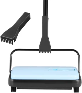 Handmatige tapijtreiniger 17 cm, blauw