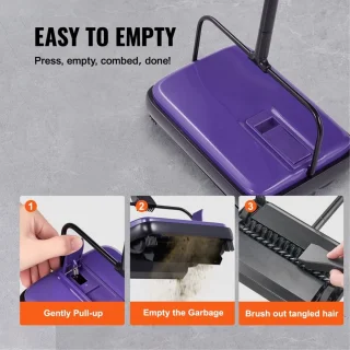 De Handmatige Tapijtveger - Paars in één oogopslag