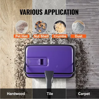 Wat vinden we goed aan de Handmatige Tapijtveger - Paars