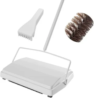 Handmatige vloermop met paardenhaar