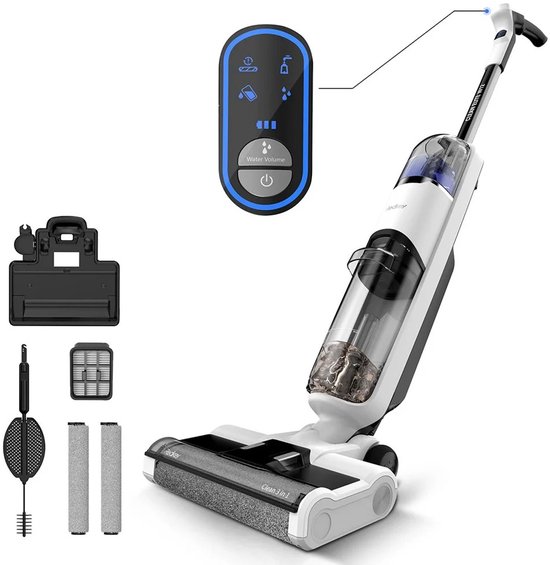 Hybride Dweilstofzuiger Vloerreiniger Draadloos 2-in-1 review