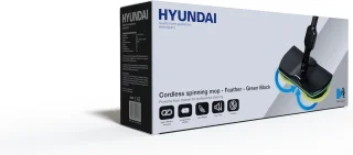 Hyundai Electronics Feather elektrische dweilmachine Groenzwart