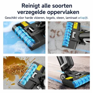 Wat vinden we goed aan de Jurrys Elektrische Dweil- en Nat-droog Stofzuiger
