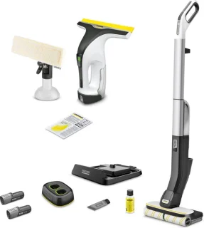 Kärcher FC 4-4 Floor Cleaner Battery Set & WV 4-4 Combi