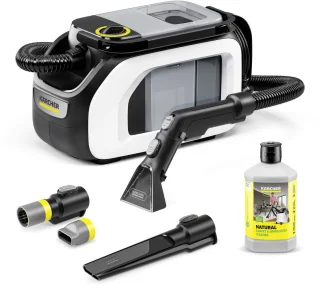 De Kärcher SE 3 Compact - Sproeiextractie reiniger in één oogopslag