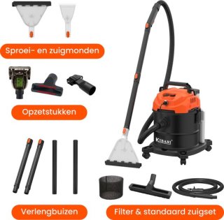 Kibani Nat-/droogzuiger 1600W review