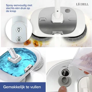 Léchell® Spraymop - Elektrische dweil