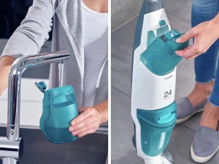Leifheit Regulus Aqua PowerVac 2in1 vloerreiniger draadloos